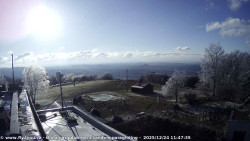 Pohled na jih, hrad Trosky