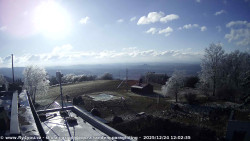 Pohled na jih, hrad Trosky