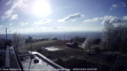 Pohled na jih, hrad Trosky