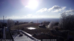 Pohled na jih, hrad Trosky