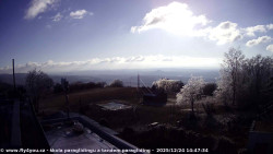 Pohled na jih, hrad Trosky