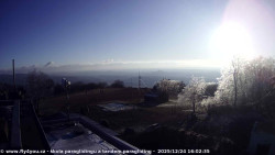 Pohled na jih, hrad Trosky