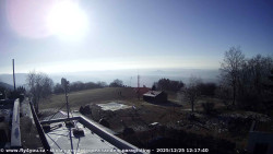 Pohled na jih, hrad Trosky