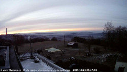 Pohled na jih, hrad Trosky