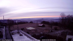 Pohled na jih, hrad Trosky