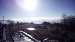 Pohled na jih, hrad Trosky