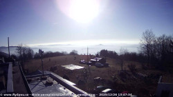 Pohled na jih, hrad Trosky