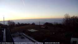 Pohled na jih, hrad Trosky