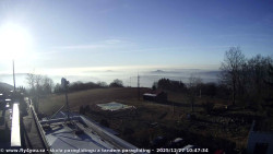 Pohled na jih, hrad Trosky