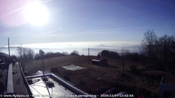 Pohled na jih, hrad Trosky