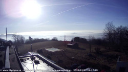 Pohled na jih, hrad Trosky