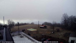 Pohled na jih, hrad Trosky