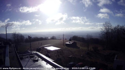 Pohled na jih, hrad Trosky