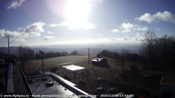 Pohled na jih, hrad Trosky