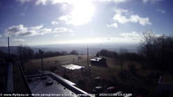 Pohled na jih, hrad Trosky