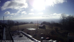 Pohled na jih, hrad Trosky