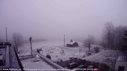 Pohled na jih, hrad Trosky