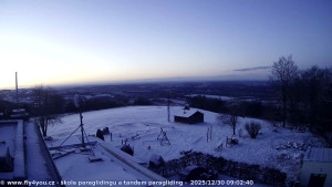 Kozákov - Pohled na jih, hrad Trosky - 30.12.2025 v 07:45 Kozákov - Pohled na jih, hrad Trosky - 30.12.2025 v 07:45
