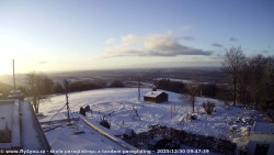 Pohled na jih, hrad Trosky