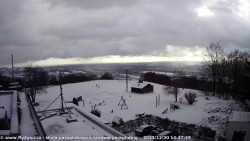 Pohled na jih, hrad Trosky