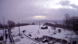 Pohled na jih, hrad Trosky