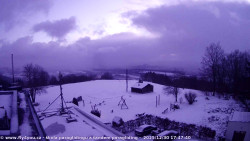 Pohled na jih, hrad Trosky