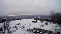 Pohled na jih, hrad Trosky