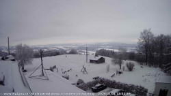 Pohled na jih, hrad Trosky