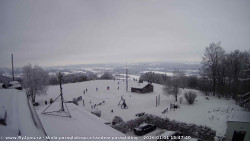 Pohled na jih, hrad Trosky