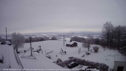 Pohled na jih, hrad Trosky