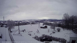 Pohled na jih, hrad Trosky