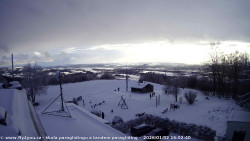 Pohled na jih, hrad Trosky