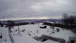 Pohled na jih, hrad Trosky