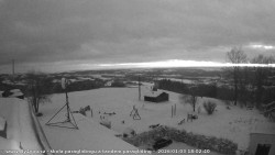 Pohled na jih, hrad Trosky