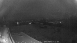 Pohled na jih, hrad Trosky