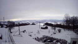 Pohled na jih, hrad Trosky