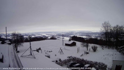 Pohled na jih, hrad Trosky