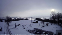 Pohled na jih, hrad Trosky