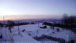 Pohled na jih, hrad Trosky