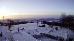 Pohled na jih, hrad Trosky