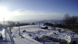 Pohled na jih, hrad Trosky