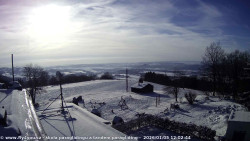 Pohled na jih, hrad Trosky