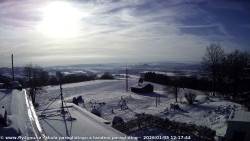 Pohled na jih, hrad Trosky