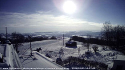 Pohled na jih, hrad Trosky