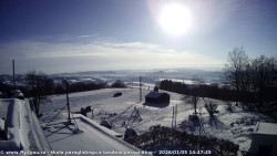 Pohled na jih, hrad Trosky