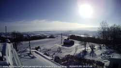 Pohled na jih, hrad Trosky