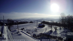 Pohled na jih, hrad Trosky