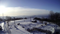 Pohled na jih, hrad Trosky