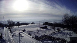 Pohled na jih, hrad Trosky