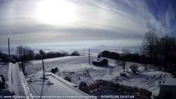 Pohled na jih, hrad Trosky